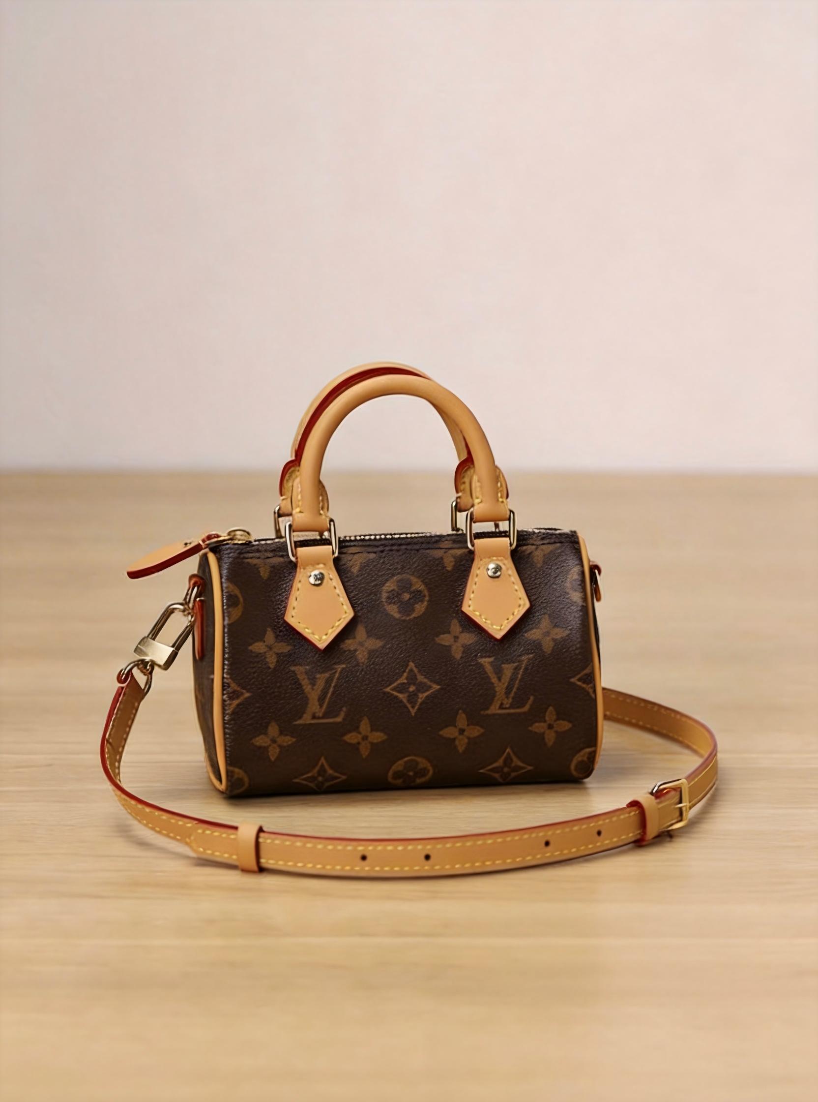 M81085NANO SPEEDY Exclusive Handbag Channel Nano Speedy Handbag condenses the classic - Image 2