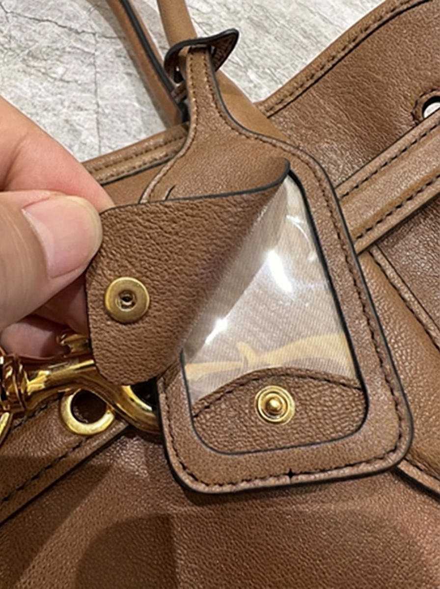 Aventure Nappa Leather Top-Handle Bag / Aventure Nappa Soft Leather Bag - Image 8