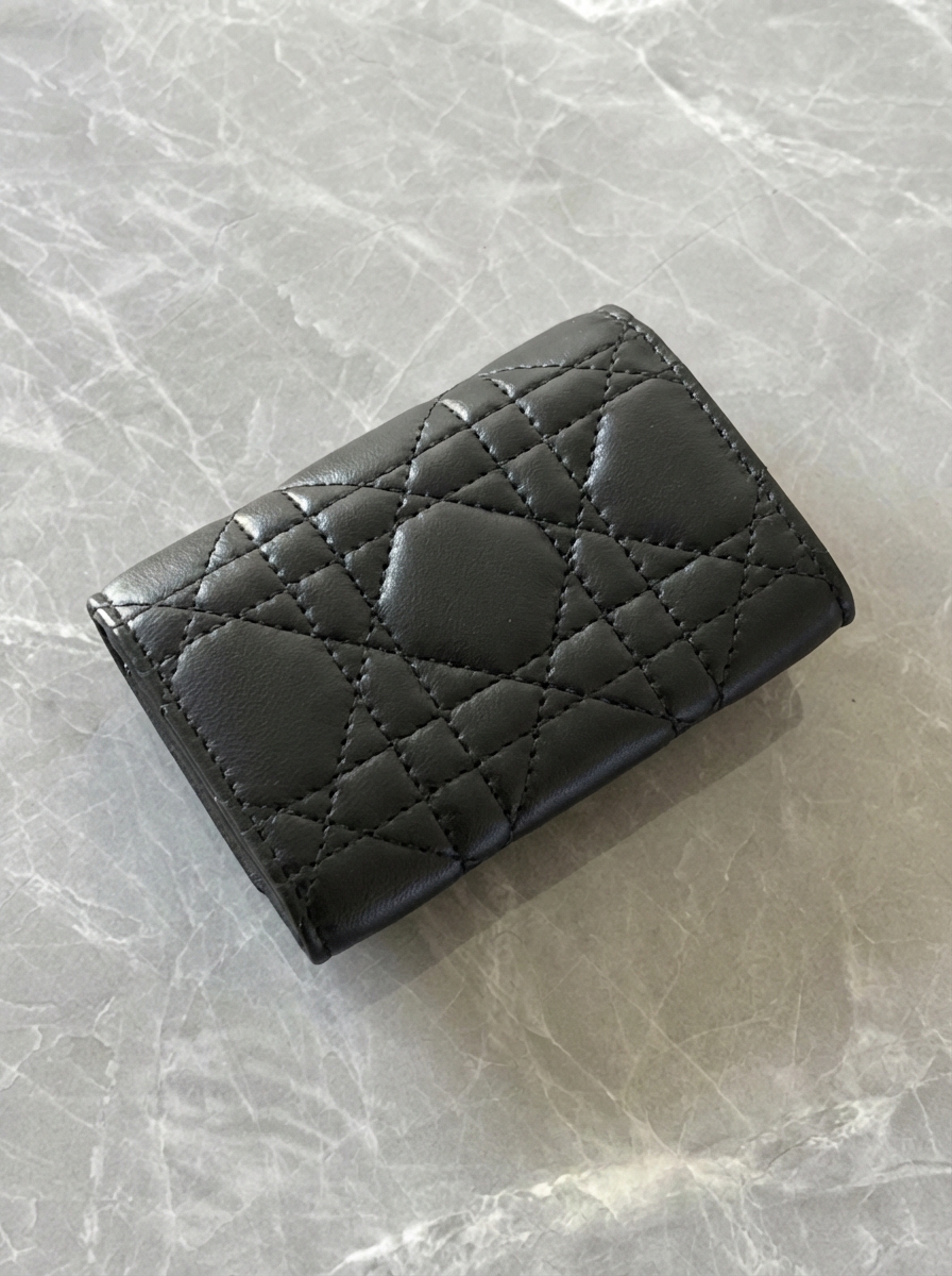 Dior Caro Short Flap Wallet - Image 4