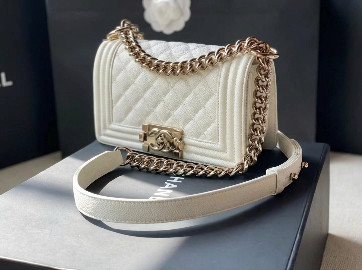 Chanel Boy Top Flap Bag - Image 3