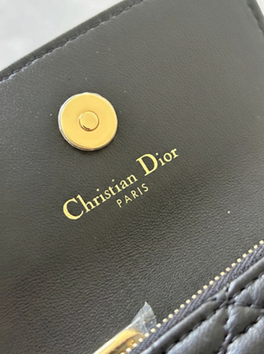 Dior Caro Short Flap Wallet - Image 6