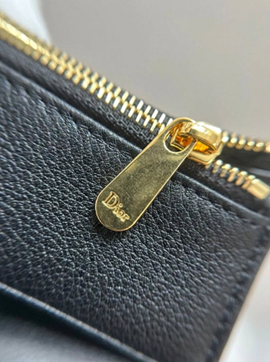 Dior Caro Short Flap Wallet - Image 8