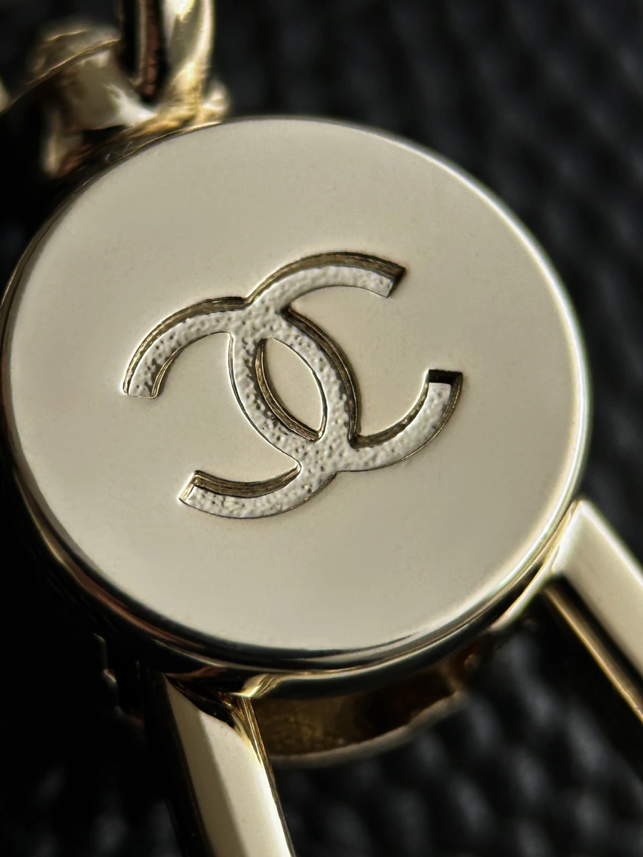 Chanel Mini Flap Bag with Top Handle hardware detail