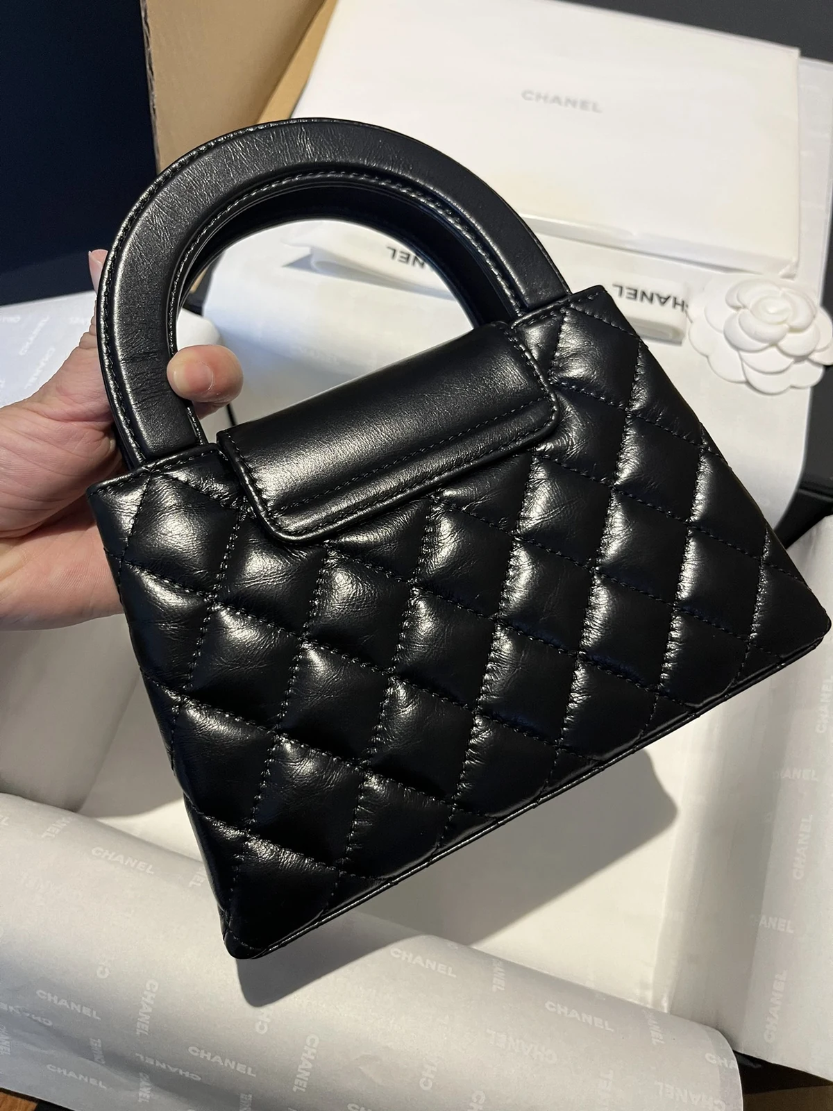 Chanel 23K Kelly rear view