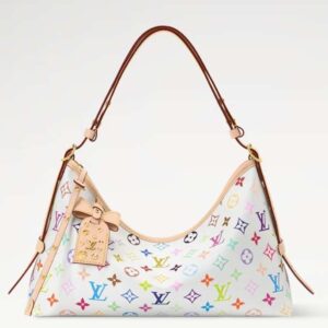 Louis Vuitton White Multicolor Shoulder Bag