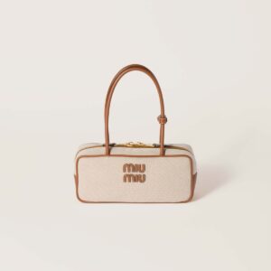 Miu Miu Color-Block Top-Handle Baguette Bag