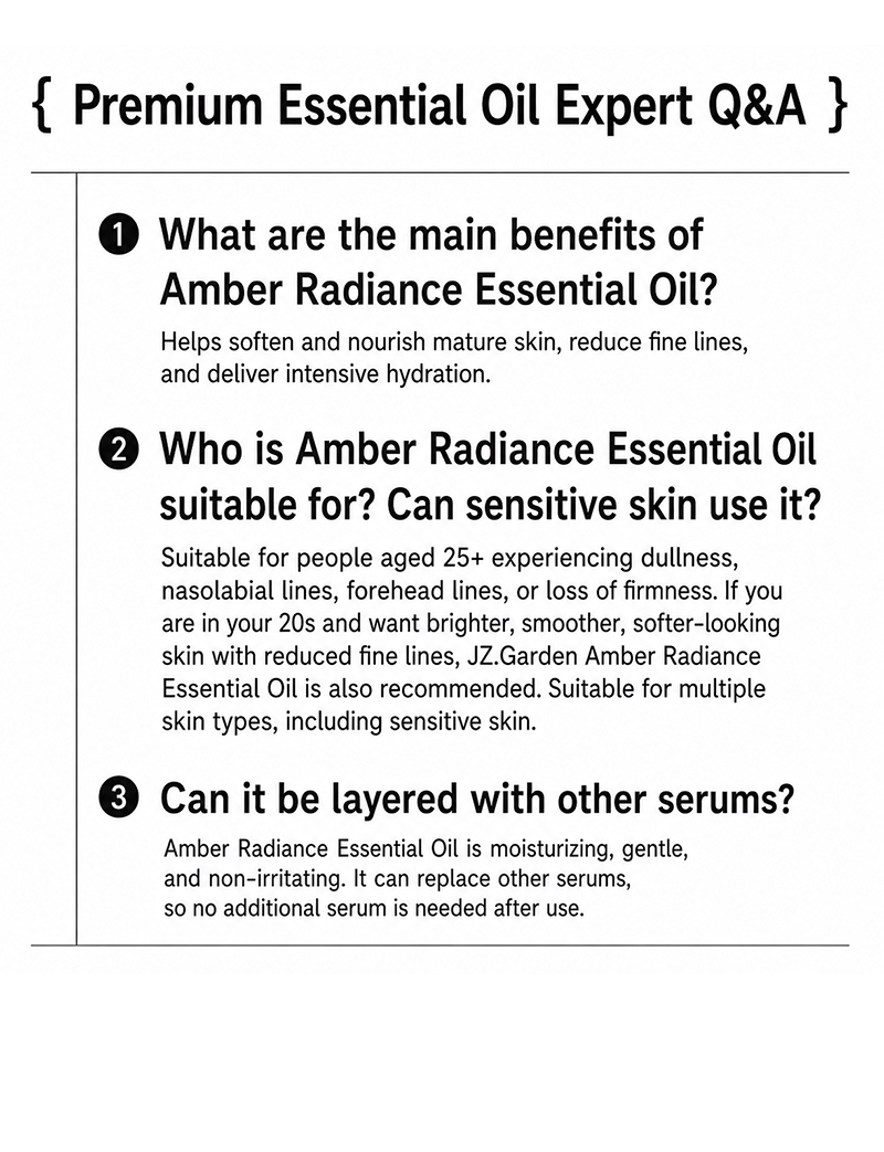 Amber Radiance Facial Essence Oil detail image 17